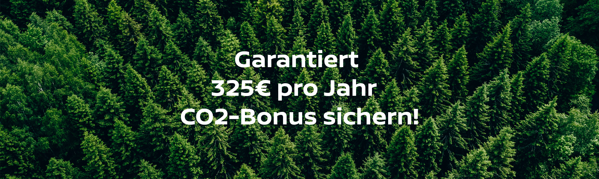 Jetzt CO2-Bonus beantragen und bis zu 325€ sichern
